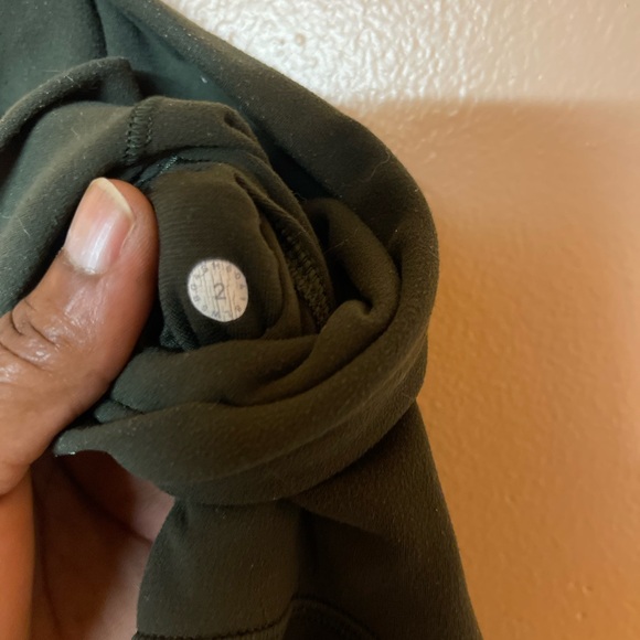 Lululemon Align High Rise Leggings Size 2 Olive Green - Picture 2 of 6